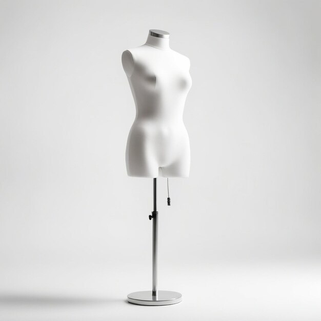 Photo mannequins de vêtements isolés sur fond blanc