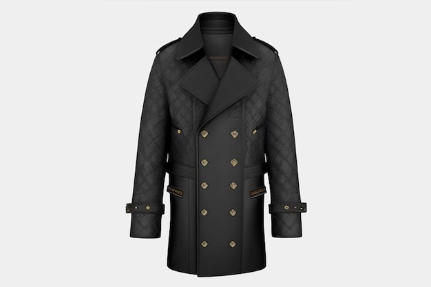 Manteau homme en cuir