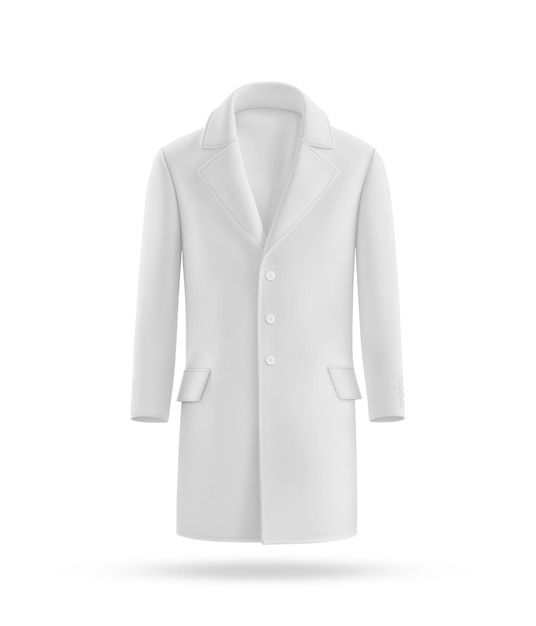 manteau de laine blanche