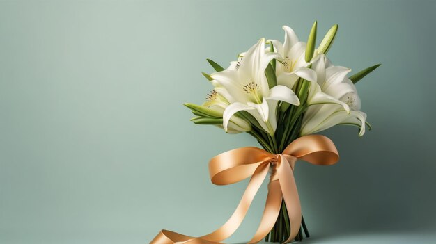 Maquette de bouquet de fleurs