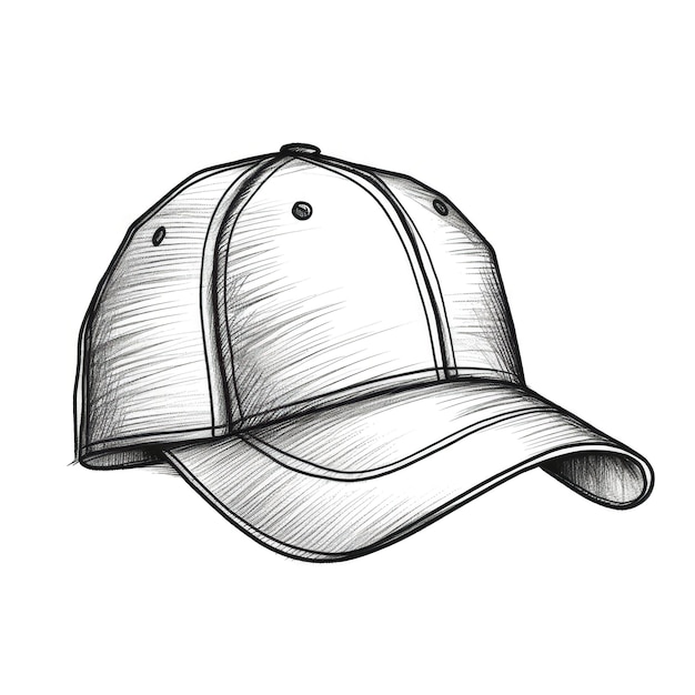 Photo maquette de casquette de baseball générée par ia