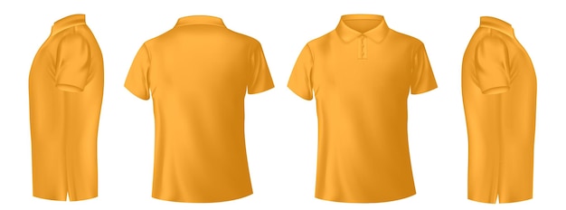 Maquette de chemise de polo