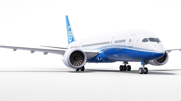 Photo une maquette du boeing 787 dreamliner