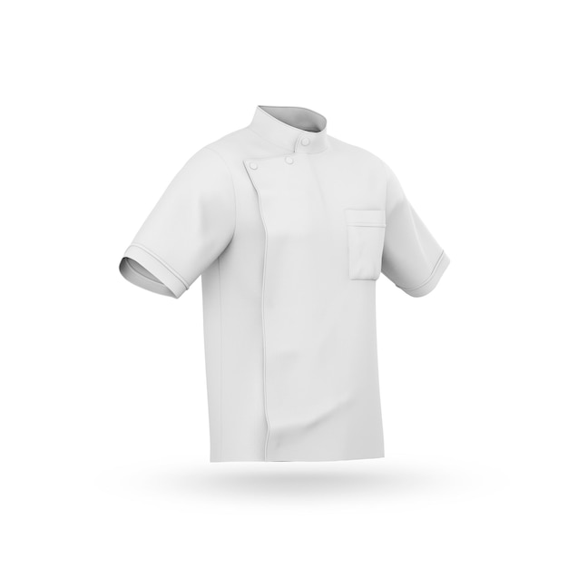 Maquette de manteau de chef professionnel pour l'image de marque culinaire