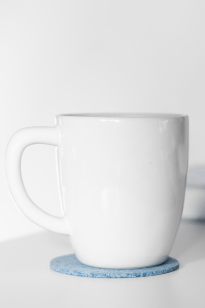 Maquette mugcup isolé sur fond blanc