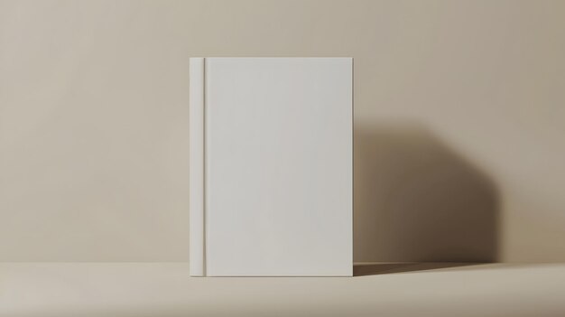 maquette pour la présentation du livre blanc en blanc réaliste du catalogue A4 et A5