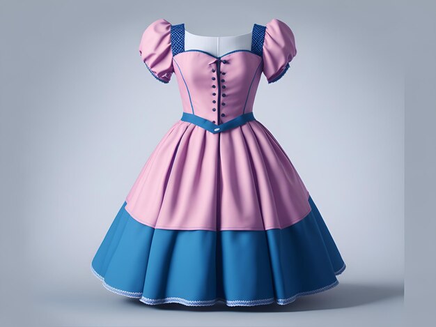 Maquette de robe Dirndl