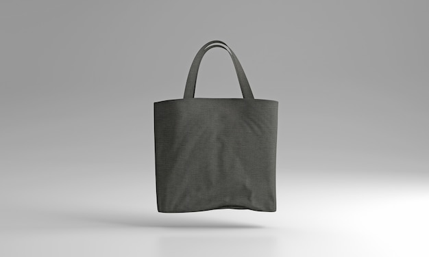 Maquette de sac en toile fourre-tout