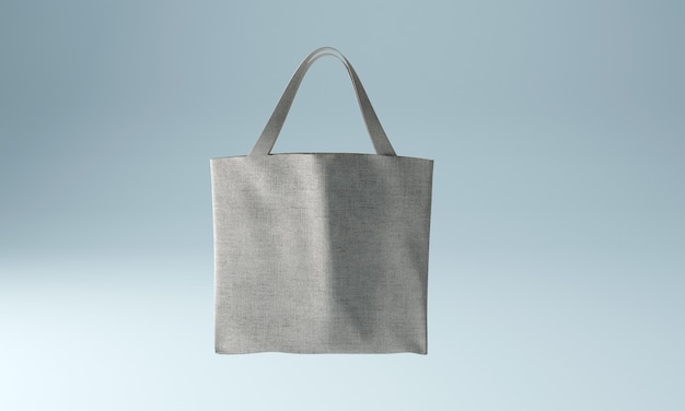 Maquette de sac en toile fourre-tout