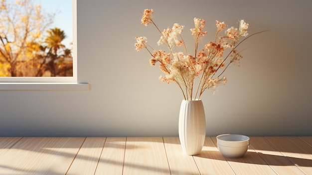 Une maquette de salle à manger HD papier peint 8K Image photographique en stock