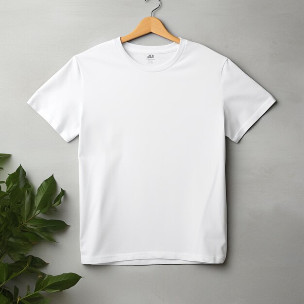 une maquette de t-shirt blanc