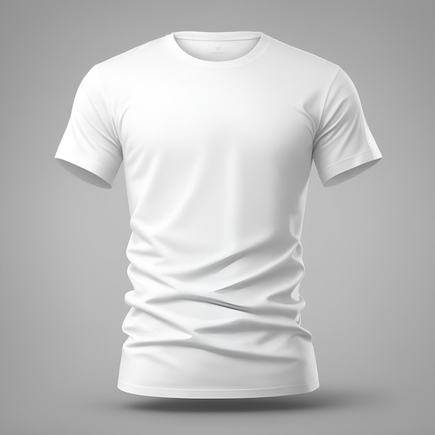 une maquette de t-shirt blanc