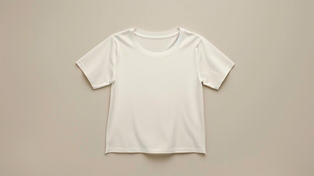 Photo une maquette de t-shirt blanc