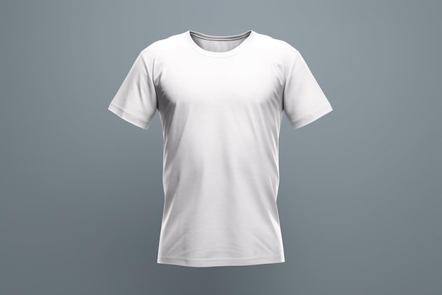 Maquette de T-shirt réaliste pour la marque et la vitrine de vêtements créée avec l'IA générative