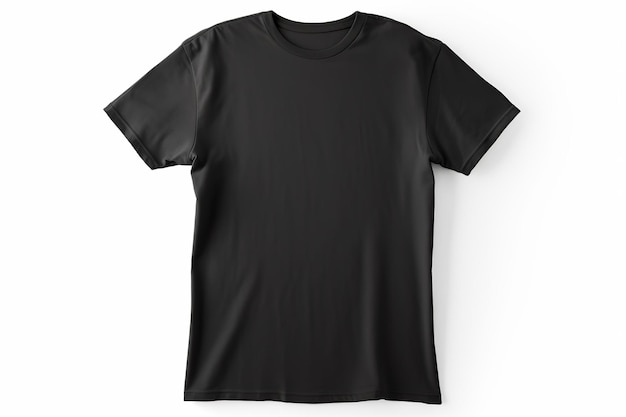 Maquette de t-shirt vierge Maquette de t-shirt noir