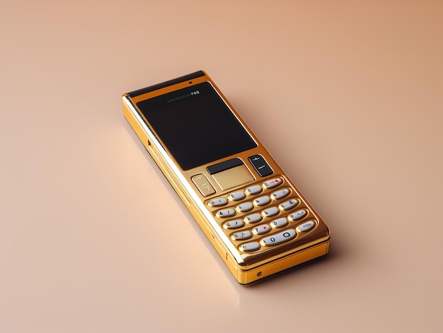 Photo une maquette de téléphone portable moderne pour l'affichage d'applications générée par l'ia