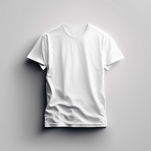 Maquette de tshirt blanc Générative ai