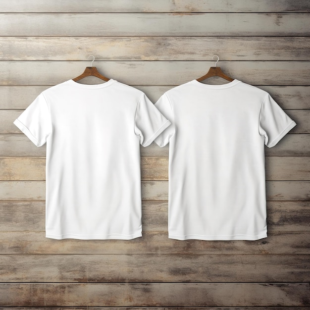 maquette d'un tshirt blanc