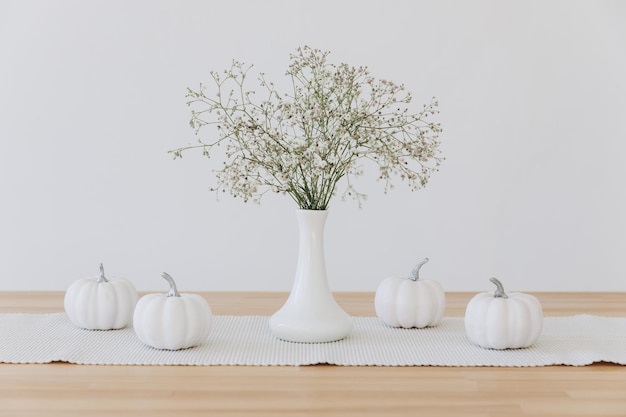 Maquette de vue de table de Thanksgiving