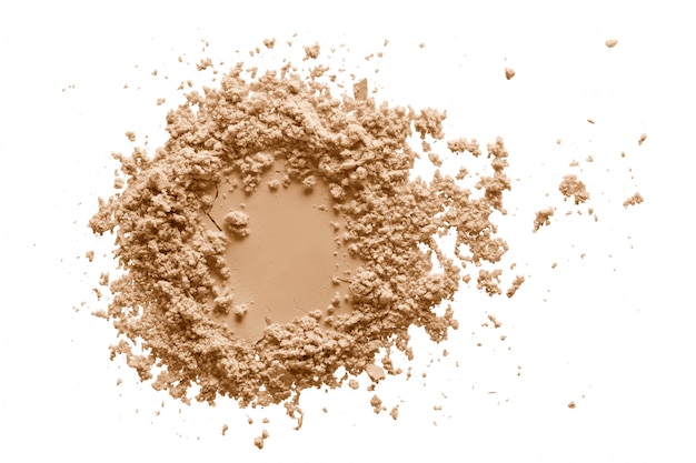 Maquillage échantillon de poudre pour le visage