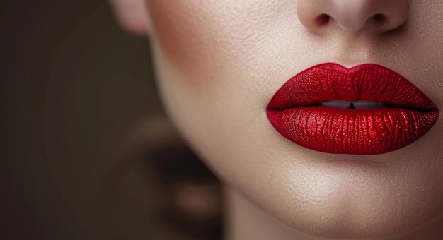 maquillage de rouge à lèvres par artiste cosmétique