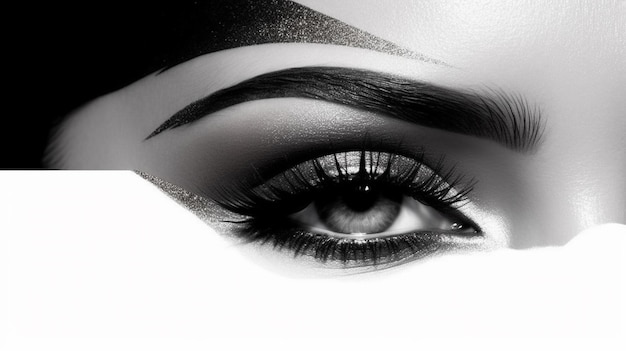 maquillage des yeux HD 8K fond d'écran Stock Photographic Image