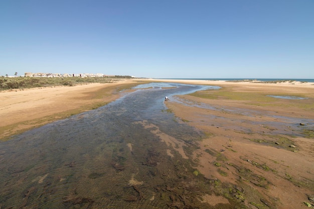 Les marais d'Isla Cristina à Huelva Espagne