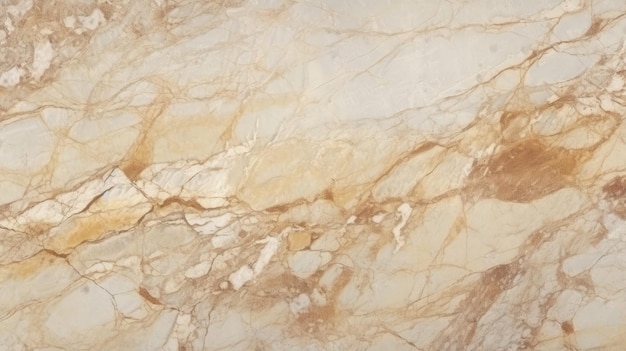Marbre beige avec écorce Arrière-plan horizontal Arrière-plan de texture de pierre abstraite Matériau naturel lumineux Surface illustration photoréaliste générée par l'IA
