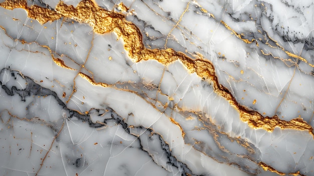 Marbre avec fond de texture dorée illustration de pierre abstraite de luxe