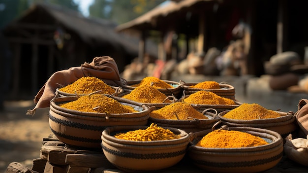 marché aux épices fond d'écran HD 8K Image photographique