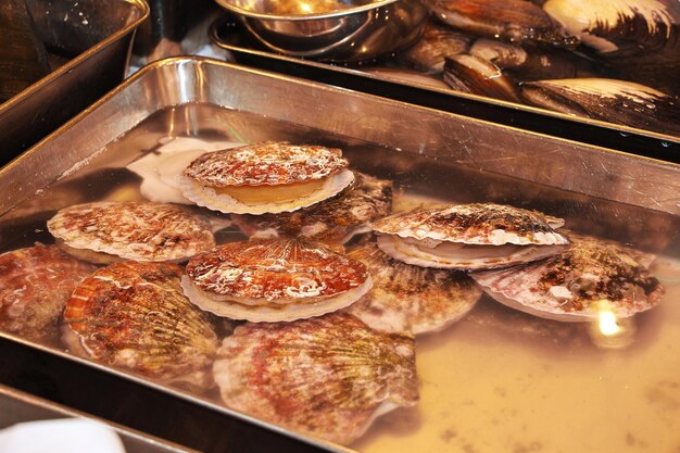 Le marché aux poissons local Tokyo Japon