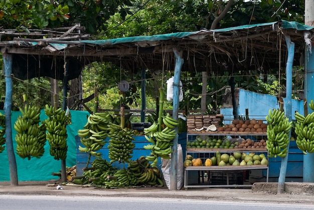 Photo marché de la banane