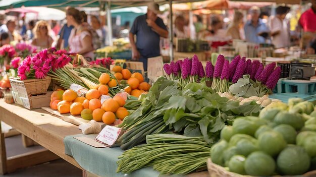 Le marché d'été éclate