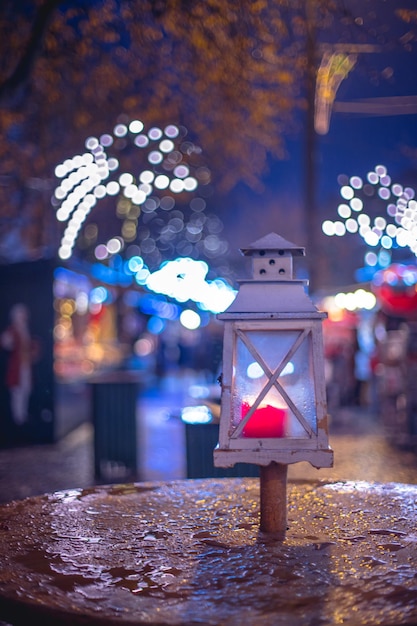 Marché de Noël à Salzbourg décoration lumières et ambiance citadine