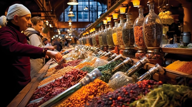 Photo le marché oriental