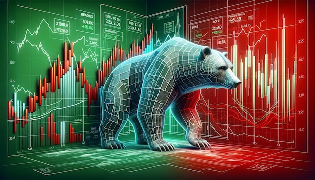 Le marché de l'ours: une vision claire du ralentissement économique