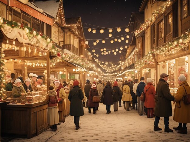 Photo marché traditionnel de noël à aachen