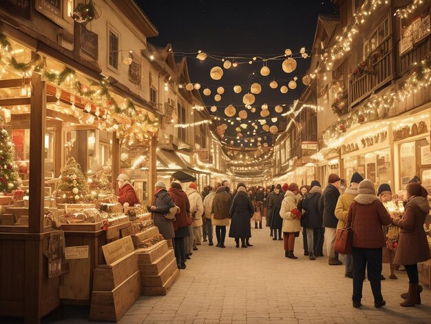 Photo marché traditionnel de noël à aachen