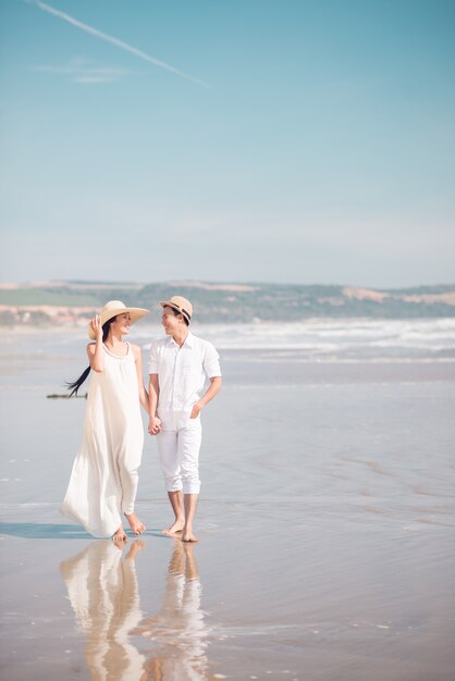 Marcher sur la plage