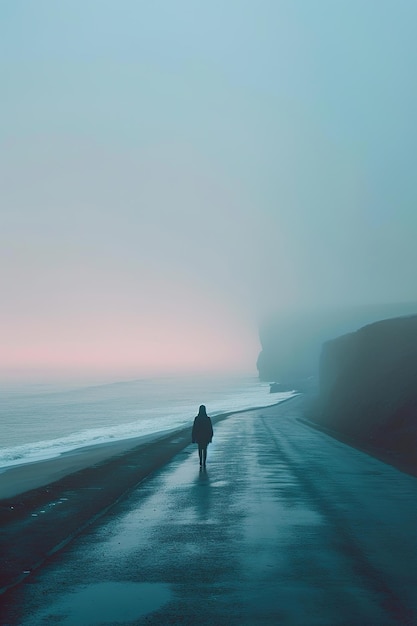 marcher sur la plage