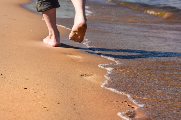 Marcher sur le sable