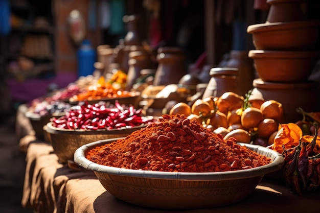 Marchés animés de Marrakech