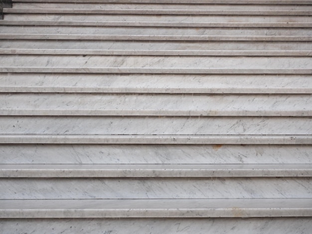 Marches d'escalier en marbre blanc