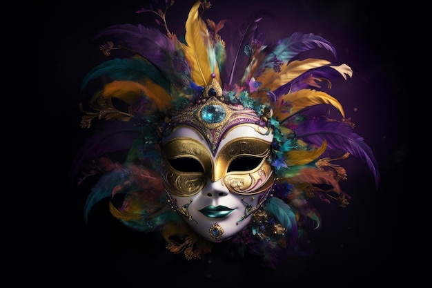 Mardigras mask opera Generate Ai