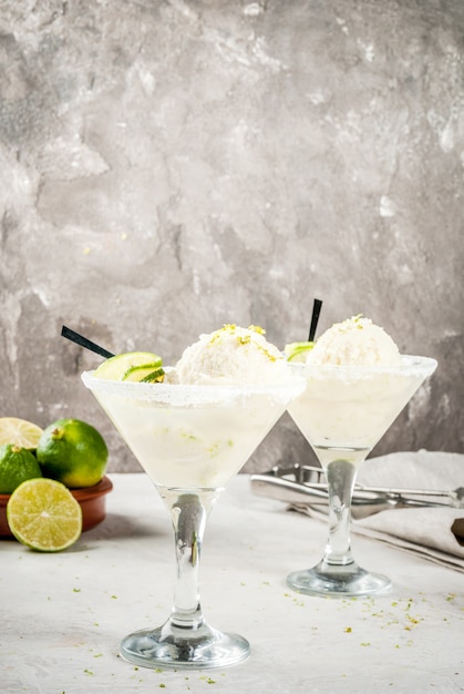 Margarita flottante cocktail