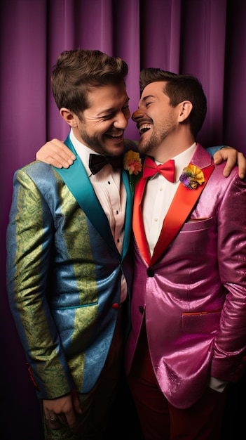 Un mariage gay heureux