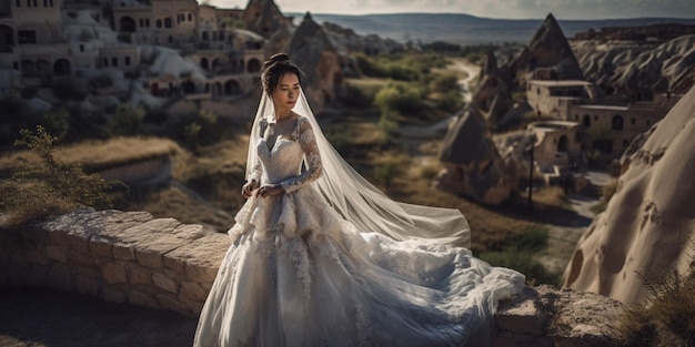 Mariée en Cappadoce