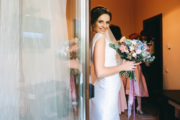 mariée du matin avant le mariage