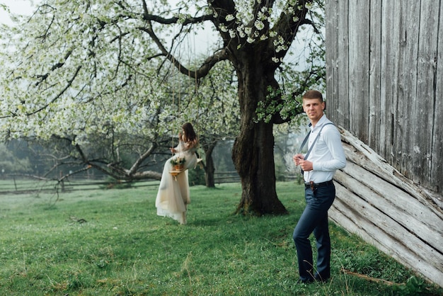 Les mariés le jour de leur mariage