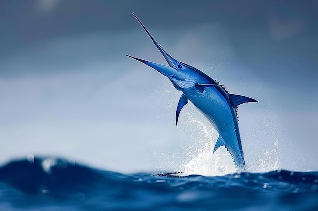 Le marlin bleu qui saute